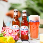 Hoegaarden 福佳 玫瑰红果味啤酒 248ml*6瓶