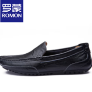 柔软舒适！ROMON 罗蒙 牛皮男士乐福鞋 LH_2028_34