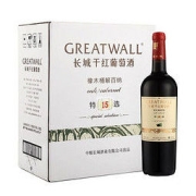 GREATWALL 长城葡萄酒 长城 特选15 橡木桶解百纳干红葡萄酒 750ml*6瓶 整箱装