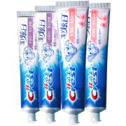 Crest 佳洁士 3D炫白牙膏2+2组合装（小苏打牙膏180g*2+玫瑰盐味180g*2）
