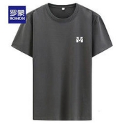ROMON 罗蒙 S1T018719 字母印花透气T恤