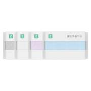 PLUS会员：Z towel 最生活 春风系列 毛巾 30*58cm 65g*4条装