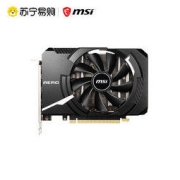 MSI 微星 GeForce RTX 3050 AERO ITX 8G OC 显卡 8GB 黑色
