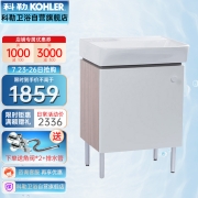 科勒KOHLER浴室柜 亲悦浴室柜家具收纳浴室柜组合挂墙多功能洗漱台K-22817T-PD1 600mm