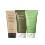 PLUS会员：innisfree 悦诗风吟 经典洗面奶套装 150ml*3 (绿茶洁面+火山岩泥洁面+橄榄油洁面)