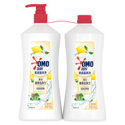 PLUS会员：OMO 奥妙 果蔬餐具净洗洁精 4种香味 1.1kg*2瓶（有赠品）