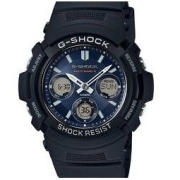 CASIO 卡西欧 男士太阳能电波手表 AWG-M100SB-2AER
