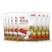 美康达 加碘精制盐 350g*8袋