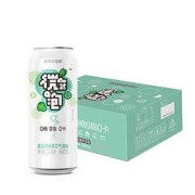 JIANLIBAO 健力宝 微泡水0糖0脂0卡莫吉托味苏打气泡水330mL*24罐整箱饮料