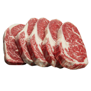 PLUS会员：NIUMISHU 牛秘书 原切牛排 安格斯厚切 牛排礼盒 6片装 960g