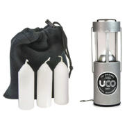 UCO Original 铝合金款带 防风蜡烛灯 3支蜡烛和储物袋