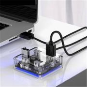 ORICO 奥睿科 MH4U-U3 一分四USB3.0集线器 1m