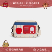 【新品】COACH/蔻驰X TOM WESSELMANN 男士飞行包斜挎包