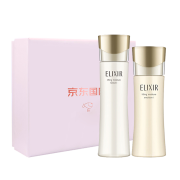 ELIXIR 怡丽丝尔 优悦活颜弹润水乳套装 清爽型 水170ml+乳130ml