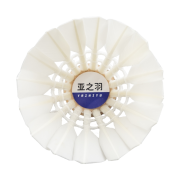 亚之羽羽毛球训练级耐打鸭毛羽毛球 6只装