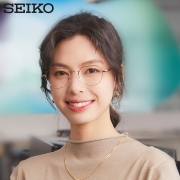 SEIKO精工眼镜框男女人气眼镜架钛合金光学框轻可配近视度数镜片