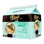 Uni-President 统一 方便面 汤达人豆腐鱼汤拉面 方便面115g*5 五连包