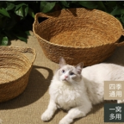 雪山之星 四季通用 藤编猫狗窝