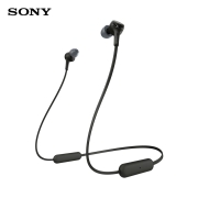 索尼（SONY） WI-XB400 无线蓝牙颈挂入耳式重低音立体声运动跑步耳机 黑色