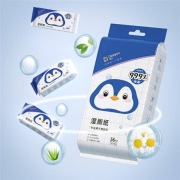 德佑 迷你湿厕纸便携小包 7抽*8包*4提