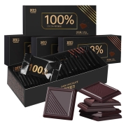 天猫U先：其妙 100%纯黑巧克力 120g/盒 约24包