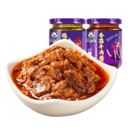 饭扫光 香菇牛肉酱+酸菜鸡米酱200g*2瓶 *2件