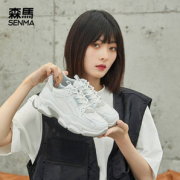 Plus会员，Semir 森马 女士INS潮流网面透气老爹鞋 两色