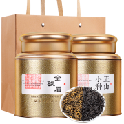 plus会员:华源  特级红茶组合 金骏眉+正山小种  礼盒装 500g *2件