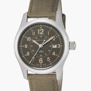 官网5600元！Hamilton 汉密尔顿 Khaki Field卡其野战系列 H70605993 全自动机械手表  直邮含税到手￥3964.12