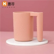 微信专享：惠寻 北欧风系列 带手柄漱口杯  350ml
