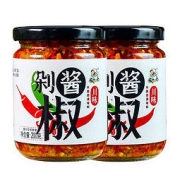 88VIP：饭扫光 酱菜外婆菜辣椒酱剁椒酱200g*2瓶