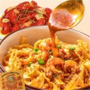 三通食品 蒜香小龙虾拌面 4盒