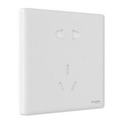 Schneider Electric 施耐德电气 Schneider 施耐德 珍铂系列 白色正位五孔插座