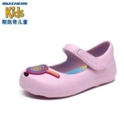 SKECHERS 斯凯奇 女童魔术贴凉鞋