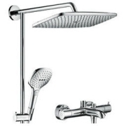 hansgrohe 汉斯格雅 26777007 双飞雨240超大顶喷恒温花洒套装