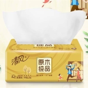 清风 抽纸巾整箱 3层110抽 5包