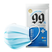微信专享：惠寻 医用外科口罩10只
