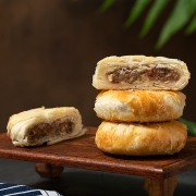 中华老字号：5只装 稻香村 苏式酥皮月饼 多口味 310g