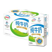 PLUS会员、限地区：伊利 全脂纯牛奶 1L*6盒/箱*3件