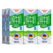 京东极速版：德亚 脱脂纯牛奶 200ml*6盒