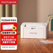 奔图 （PANTUM ）P2206W青春版 黑白A4激光无线打印机 手机直连 机身轻巧