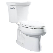 PLUS会员：KOHLER 科勒 3998T-S-0 五级旋风分体座便器