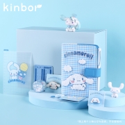 kinbor 三丽鸥联名款少女心A6手账本记事本七夕情人节礼盒女生生日礼物手帐文具套装钢笔-玉桂狗套装DT56071