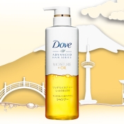 多芬(DOVE)盈润养护修复润发洗发露480g 日本原装进口洗发乳洗发水 损伤秀发修护神器