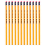 STAEDTLER 施德楼 134 六角杆带橡皮头铅笔 12支 多款可选
