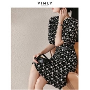 PLUS会员：vimly 梵希蔓 女士碎花连衣裙 FXMJDV1593PWS