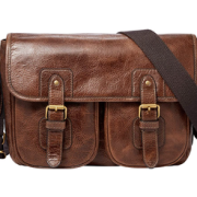 Fossil 化石 Greenville 男士复古真皮邮差包MBG9557222  直邮含税到手￥1303.69