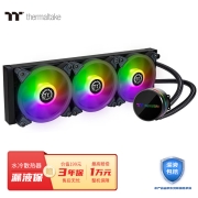 Tt（Thermaltake）飓风S 360 ARGB 一体式CPU水冷散热器 (支持12代1700接口/主板同步/LED水冷头/方形冷排）