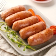 绝世 原味/黑椒地道纯肉烤肠 2斤 不含淀粉