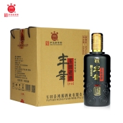 PLUS会员：丰年 玉田老酒 浓酱兼香型白酒 52度 500ml*4瓶